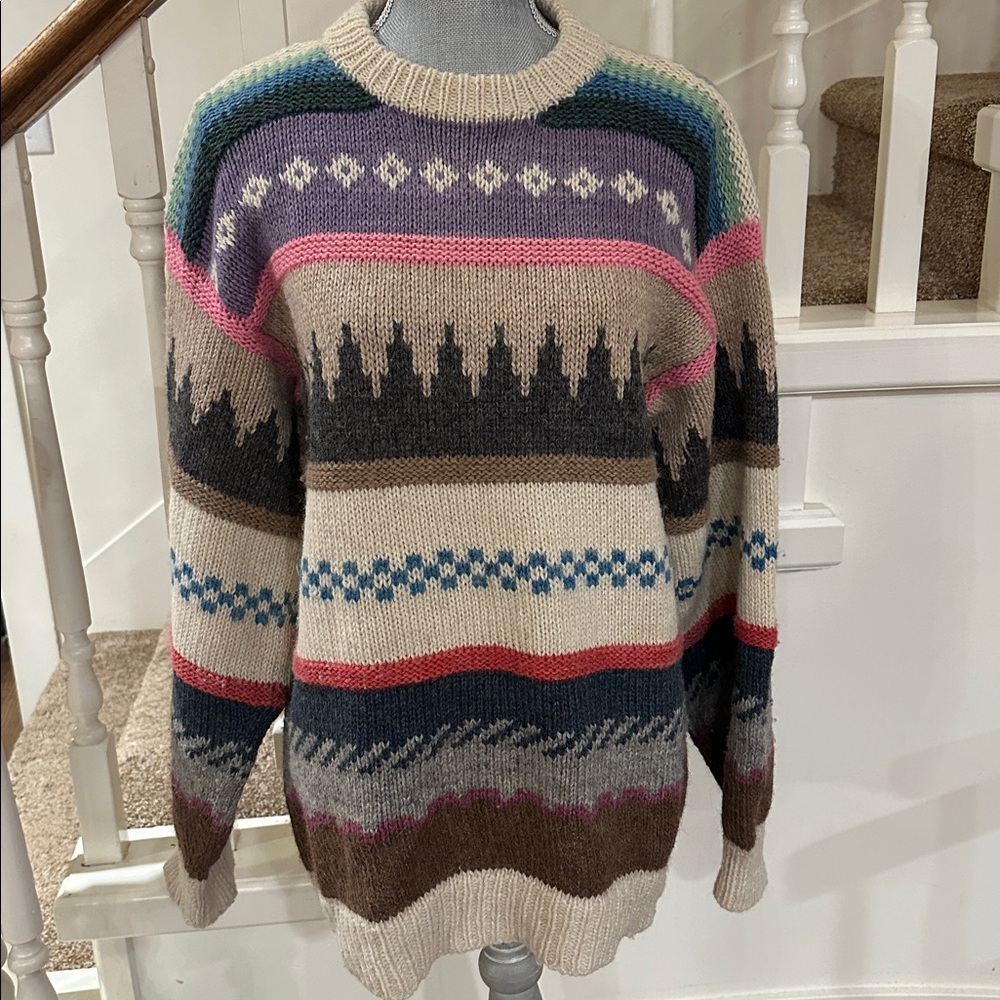 100% wool Peru sweater